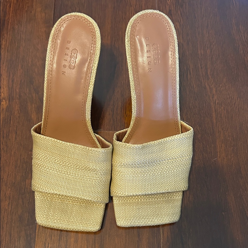 ASOS’s Beige Women's Kitten Heel Sandals